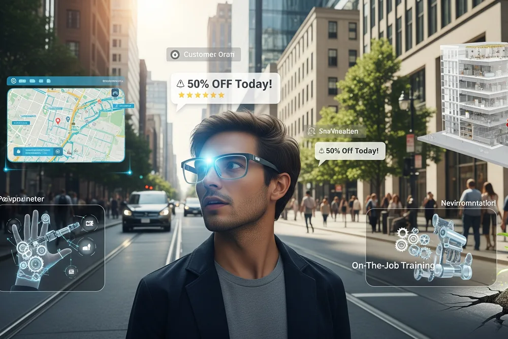 ventajas en entornos reales con realidad virtual La realidad virtual abre nuevas oportunidades para que empresas y personas desarrollen competencias de manera más ágil, práctica y segura